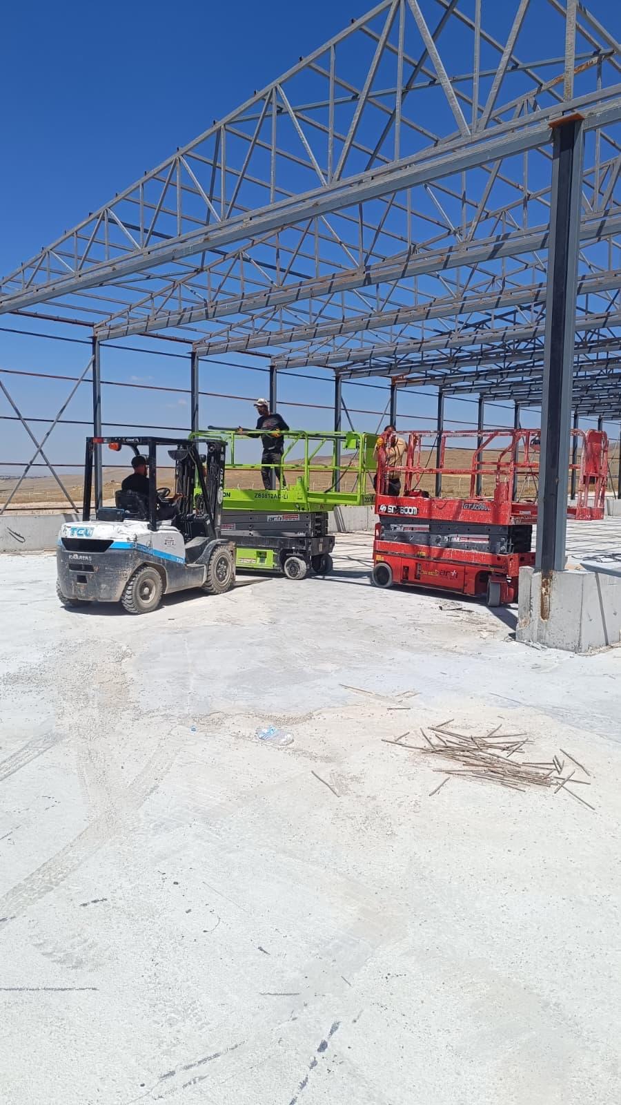 Manlift makine parkı